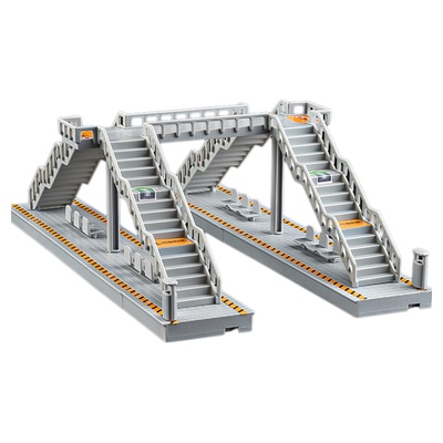 【高铁火车专用配件】复兴号动车模型高铁玩具火车轨道站台天桥