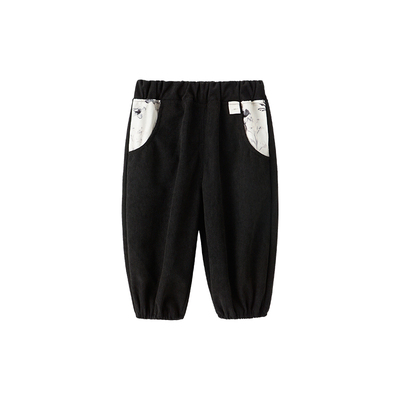 25361儿童裤子1-3岁春装新款宝宝休闲松紧腰灯芯绒长裤小童束脚裤