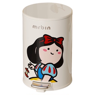 麦桶桶儿童房垃圾桶家用客厅带盖高颜值ins风卫生间卧室可爱卡通
