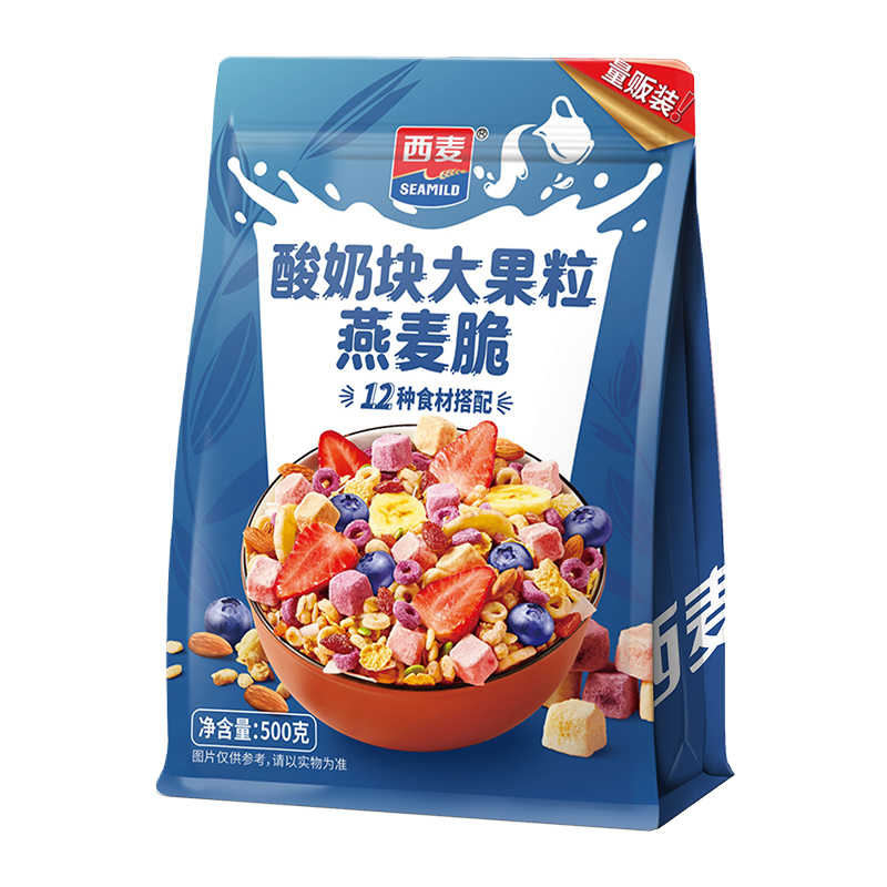 西麦西澳阳光麦片水果坚果燕麦片营养早餐酸奶水果燕麦片干吃果粒