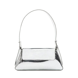 Z家女包2024新品极简主义单肩包纯色软质百搭腋下包简约法棍包潮