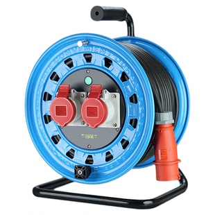 守护者移动电缆卷线盘收纳380V工业四芯16A32A绕线4TG330164/323