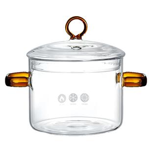 忆壶茶电热红酒锅玻璃炖锅明火加热围炉煮酒煲汤煮锅电陶炉泡面锅