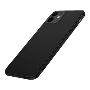 适用苹果12手机壳磨砂肤感简约iphone12pro手机膜新款防摔黑色ipone12mini保护套5G边框硅胶12promax软壳超薄