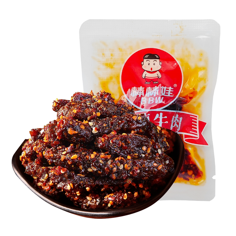 四川特产棒棒娃麻辣牛肉散装独立小包装麻辣牛肉干成都零食小吃