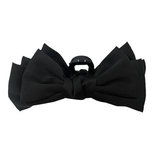 《温蒂的下午茶》蝴蝶结后脑勺发卡发抓夹大号复古鲨鱼夹发量多