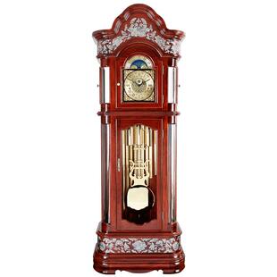 客厅落地钟欧式轻奢现代高端红木德国进口机芯机械落地大钟G200XT