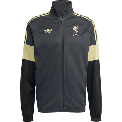 Adidas/阿迪达斯正品三叶草男士休闲立领拼接刺绣足球外套KC7802