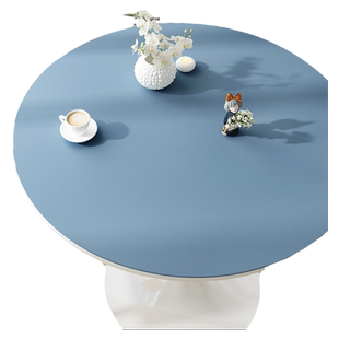 圆形桌垫防水防油免洗圆桌桌布小茶几餐桌防烫台布北欧风轻奢现代