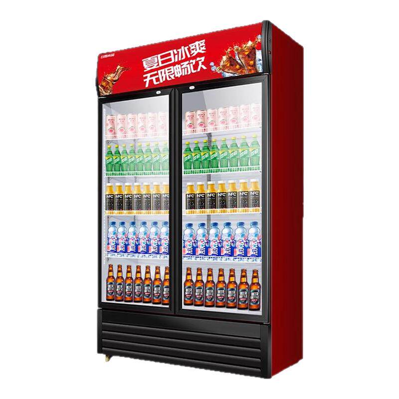 白雪尚品商用展示柜冷藏冰箱保鲜柜立式便利店冷饮料玻璃酒柜