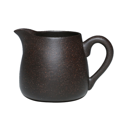 紫砂公道杯过滤网小杯子茶杯宜兴原矿黑金砂茶具套装全纯手工漏斗