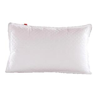 长相知家纺怡悦舒柔立体枕全棉绗缝纤细羽丝绒枕芯单人枕头家用款