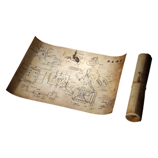 西泠印象盗墓笔记周边官方正版加厚牛皮纸手绘地图纸质版12幅文创