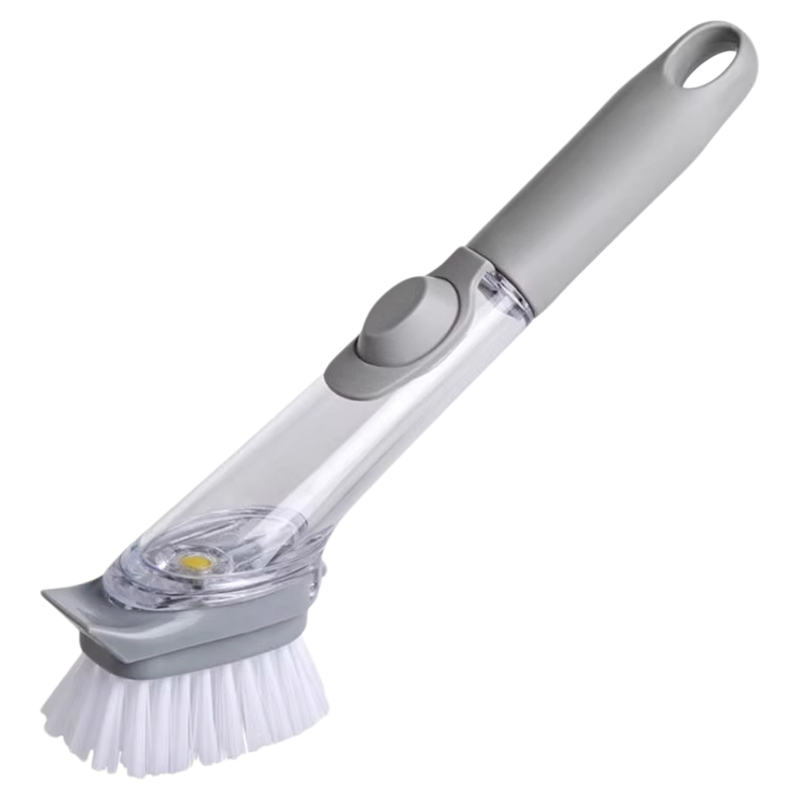 厨房洗碗加液刷锅神器长柄洗洁精清洁海绵刷子不伤手懒人专用锅刷