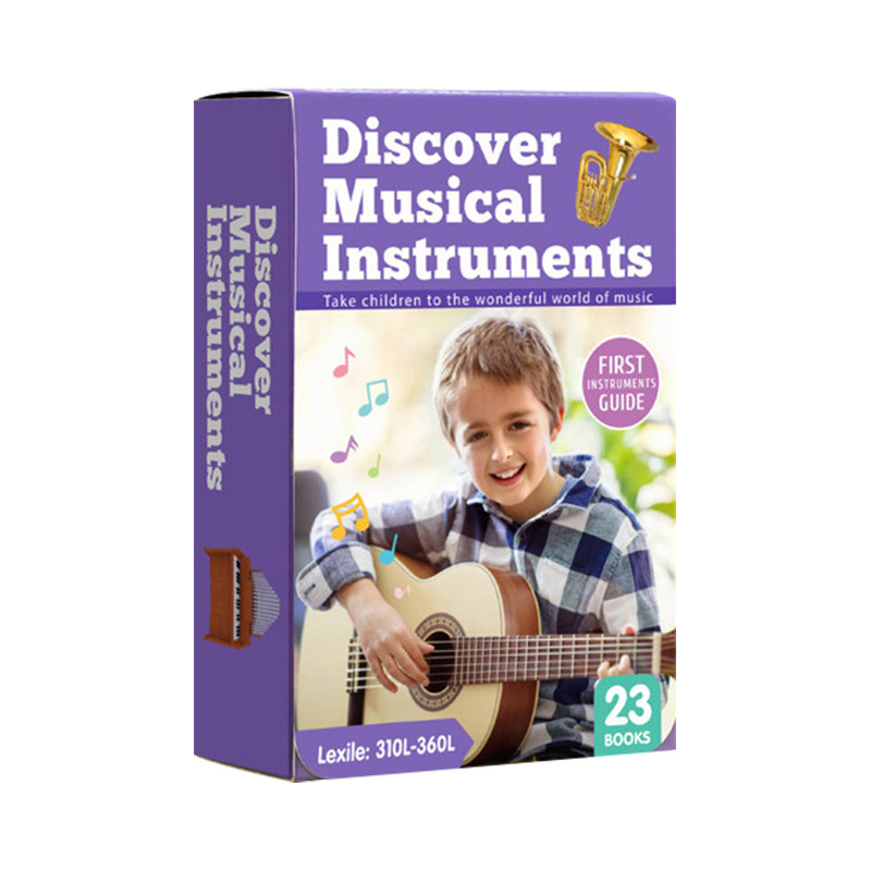 原版进口 点读版音乐启蒙 美国Xist-Discover Musical Instruments 乐器大探索23本支持小book点读笔