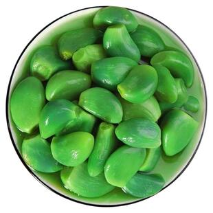 翡翠腊八蒜正旗舰店宗大绿蒜糖蒜下饭菜腌菜密封罐商用批发非山东