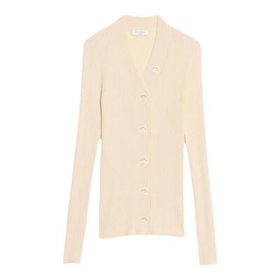 sandro女装V领针织开衫