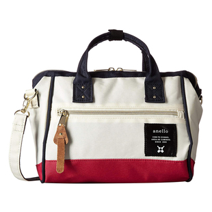 anello旗舰店日本小号单肩女款出行斜挎包波士顿包轻便两用斜挎包