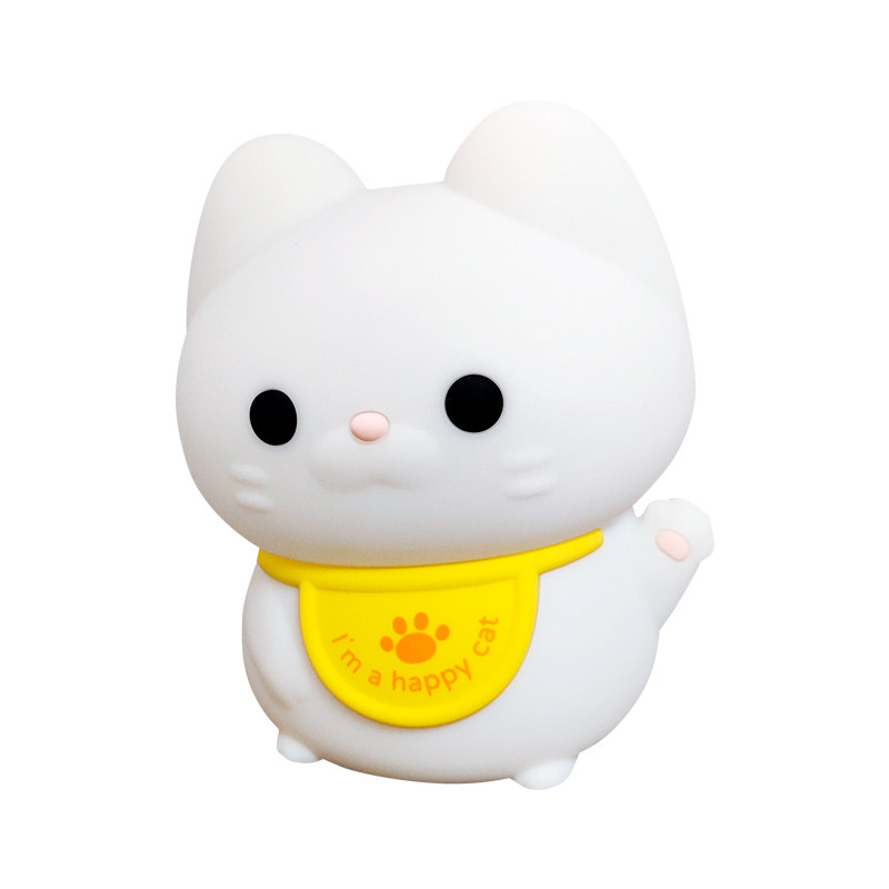 招财猫小夜灯LuckyCat硅胶床头灯