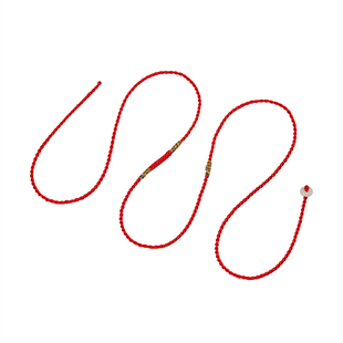 2026马年本命年红腰带属马女腰链红绳手工编织腰佩红绳红色腰绳男