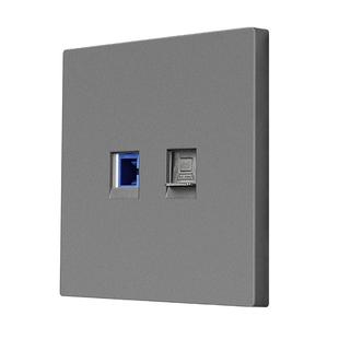 六类网口千兆电信家用光纤网络面板入户sc光纤七类八类网线插座