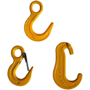 神力起重钩子吊装挂钩吊环蝴蝶扣卸扣管桩钩大开口钩吊钩吊具索具