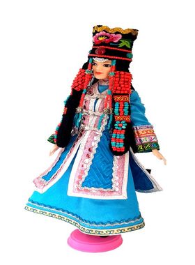 蒙古娃娃特色手工艺品摆件礼品
