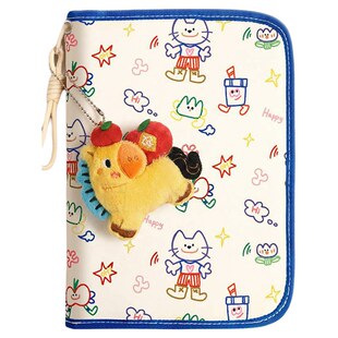 产检收纳册孕检收纳袋孕妇初期必备用品医院报告单孕期档案册带拉链产检本孕妈产检包检查资料记录册活页便携