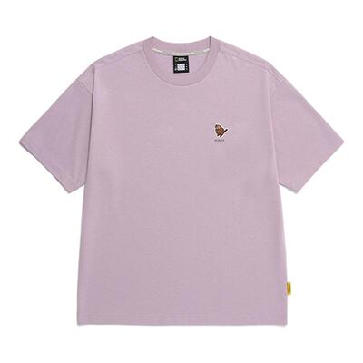 国家地理男女同款户外宽松圆领海狸动物轻薄百搭通勤T恤短袖