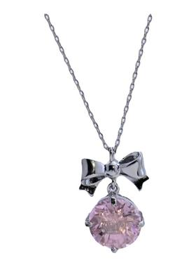 j家特价蝴蝶结锆石项链现货