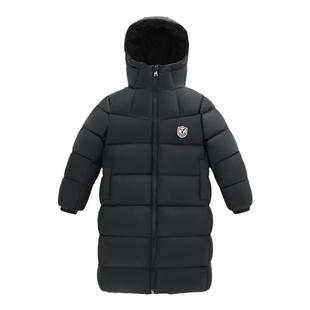 309g高充绒英氏童装加厚羽绒服女童长款过膝冬季保暖防寒儿童外套