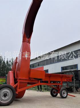低喷出料牧场铡草机卧式青储揉丝机成捆稻草电动切碎机