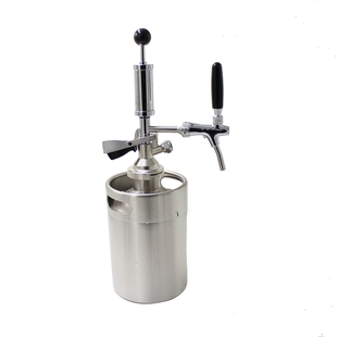 不锈钢户外扎啤桶打酒器精酿啤酒简易手动打酒器板式井式打酒泵