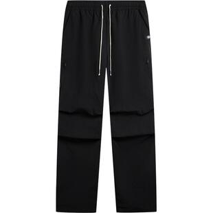 李宁运动裤男2026新款反伍BADFIVE防泼水宽松裤子春季直筒梭织裤