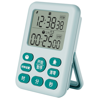 科舰计时器儿童时间管理器学生学习专用定时器闹钟两用自律可充电