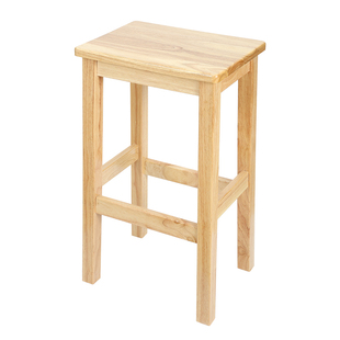 实木梯凳原木方凳家用餐饮工厂车间医院工作加厚加粗梯椅高板登子