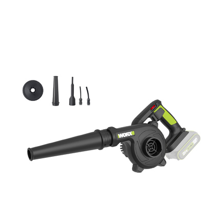 威克士WU230S无刷锂电吹风机鼓风机小型强力除尘器吹尘神器WU230