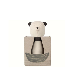 丹麦出口动物摇铃安抚玩偶新生婴儿宝宝可啃咬小猪狮子手摇铃玩具