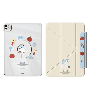 iPad保护壳air7磁吸拆分iPadpro防摔弯苹果iPad11保护套720°旋转air654支架10代9平板透明13寸mini7轻薄12.9