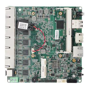 派勤J1900 J1800工控主板6网口千兆迷你软路由低功耗工业小主机