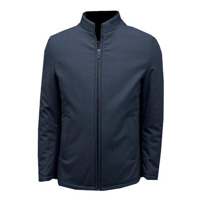 铭盛缘商务立领可脱卸内胆羽绒服