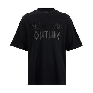 Versace/范思哲男字母logo全棉短袖T恤男士2025春夏新款XY推选