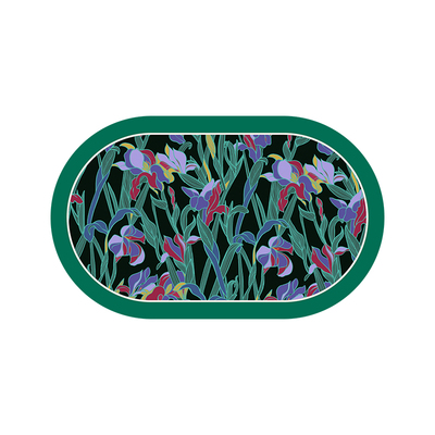 浮鸢梦复古花卉防油防水餐垫