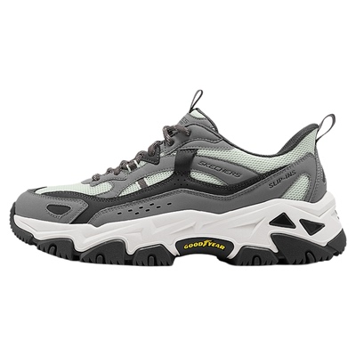 斯凯奇云岚鞋|男户外鞋2025秋新款一脚蹬休闲运动鞋老爹鞋闪穿鞋