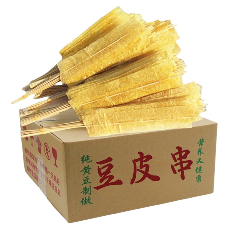 烤豆皮1200串烧烤油豆皮铁板豆腐皮/腐竹/豆制品