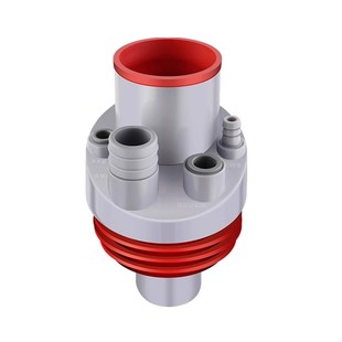 厨房下水管三通洗菜盆洗碗池水槽五通净水器排水管道防返臭分水器