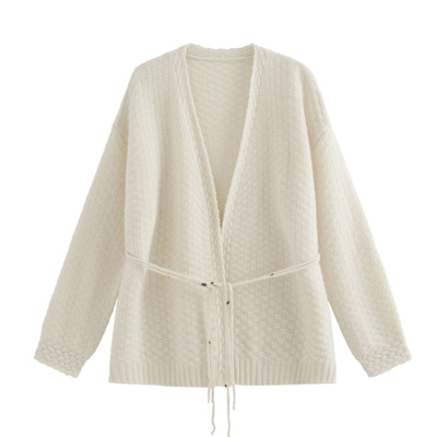 Forme Tome 高端牦牛绒绵羊毛针织开衫宽松慵懒风百搭