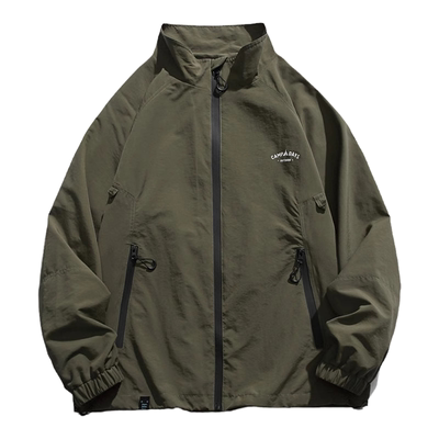 户外防水立领冲锋衣外套男夹克