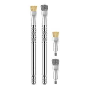 鹿仙子主板芯片除锡刷维修清洁抛光神器cpu除胶刷加硬钢丝软鬓毛