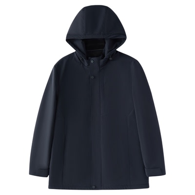 100%羊毛棉服轻量化通勤男士外套